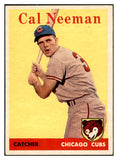 1958 Topps Baseball #033 Cal Neeman Cubs EX-MT 535564