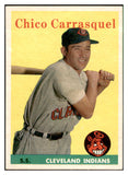 1958 Topps Baseball #055 Chico Carrasquel Indians EX-MT 535586