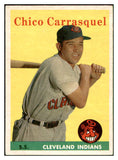 1958 Topps Baseball #055 Chico Carrasquel Indians EX-MT 535587