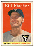 1958 Topps Baseball #056 Bill Fischer White Sox EX-MT 535589