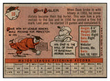 1958 Topps Baseball #059 Dave Sisler Red Sox EX-MT 535594
