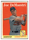 1958 Topps Baseball #062 Joe Demaestri A's EX-MT 535598