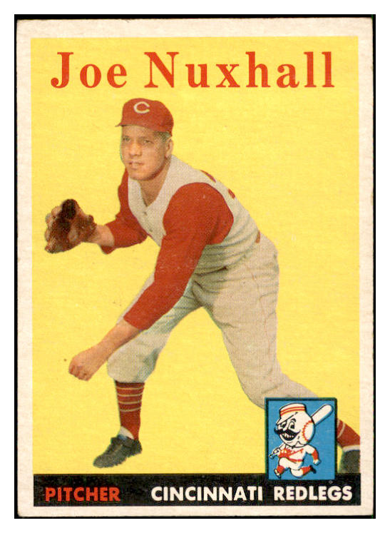 1958 Topps Baseball #063 Joe Nuxhall Reds EX-MT 535599