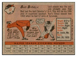1958 Topps Baseball #072 Bud Byerly Senators EX-MT 535610