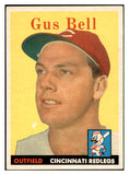 1958 Topps Baseball #075 Gus Bell Reds EX-MT 535614