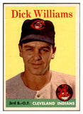 1958 Topps Baseball #079 Dick Williams Indians EX-MT 535617