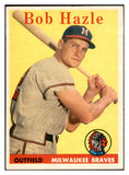 1958 Topps Baseball #083 Bob Hazle Braves EX-MT 535624