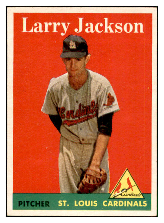 1958 Topps Baseball #097 Larry Jackson Cardinals EX-MT 535636