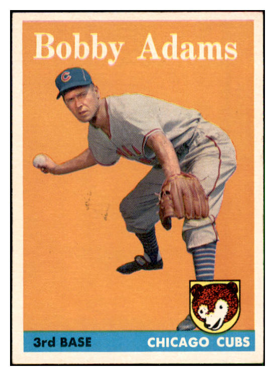 1958 Topps Baseball #099 Bobby Adams Cubs EX-MT 535638