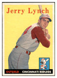 1958 Topps Baseball #103 Jerry Lynch Reds EX-MT 535642