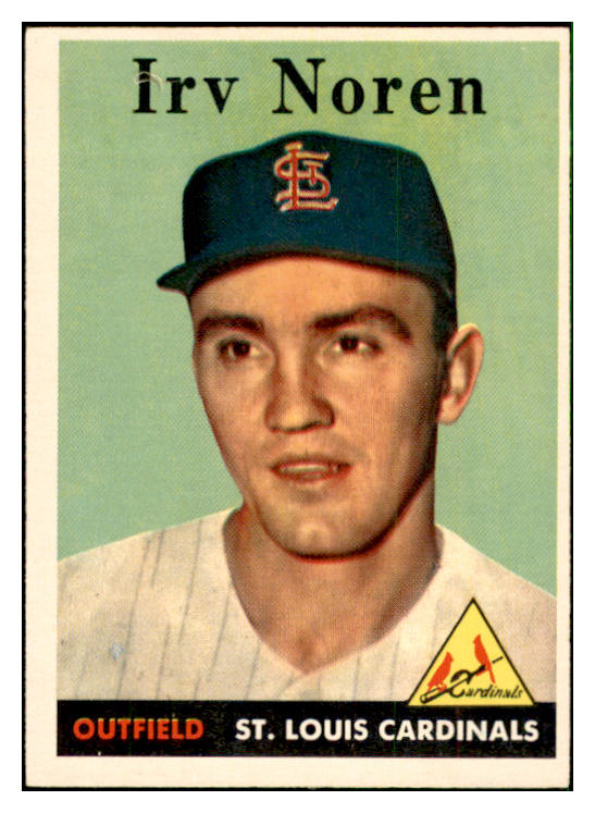 1958 Topps Baseball #114 Irv Noren Cardinals EX-MT 535658