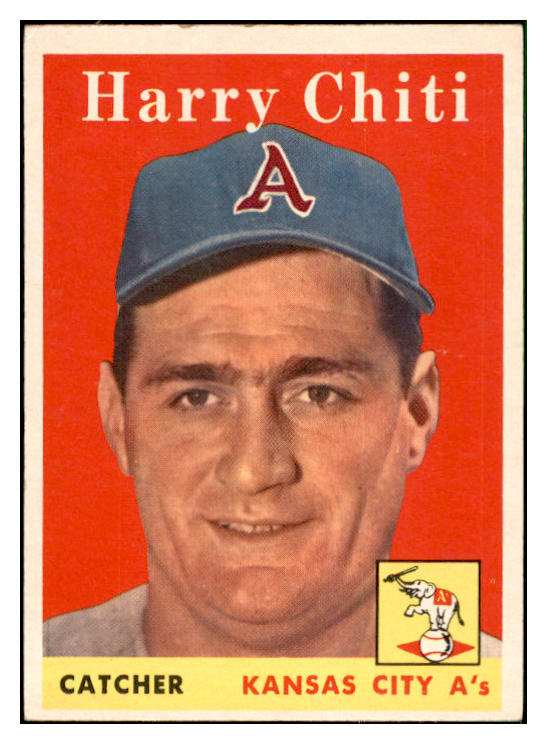 1958 Topps Baseball #119 Harry Chiti A's EX-MT 535664