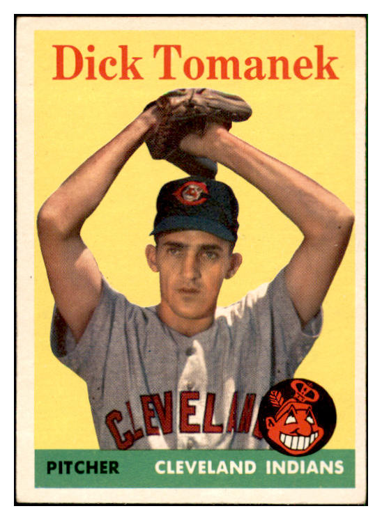 1958 Topps Baseball #123 Dick Tomanek Indians EX-MT 535667