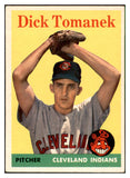 1958 Topps Baseball #123 Dick Tomanek Indians EX-MT 535667