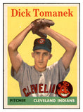 1958 Topps Baseball #123 Dick Tomanek Indians EX-MT 535668