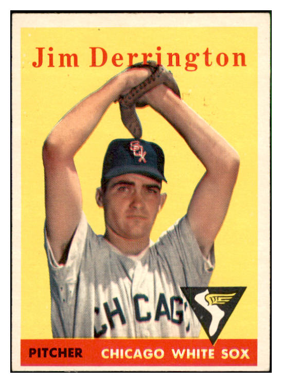 1958 Topps Baseball #129 Jim Derrington White Sox EX-MT 535675