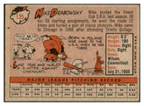 1958 Topps Baseball #135 Moe Drabowsky Cubs EX-MT 535680