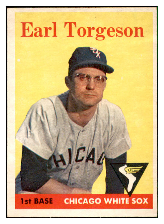 1958 Topps Baseball #138 Earl Torgeson White Sox EX-MT 535685