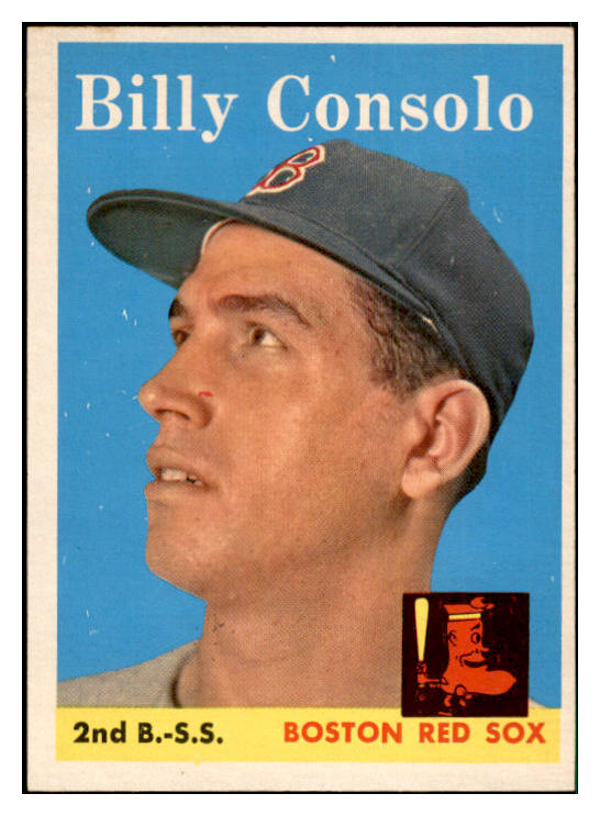 1958 Topps Baseball #148 Billy Consolo Red Sox EX-MT 535696