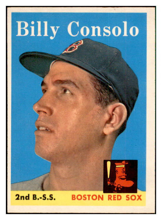 1958 Topps Baseball #148 Billy Consolo Red Sox EX-MT 535697
