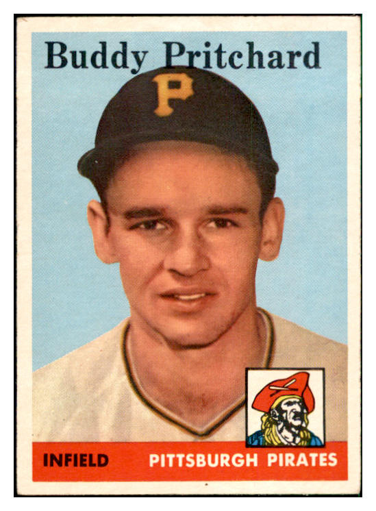 1958 Topps Baseball #151 Buddy Pritchard Pirates EX-MT 535699