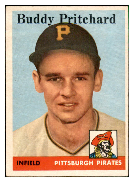 1958 Topps Baseball #151 Buddy Pritchard Pirates EX-MT 535700