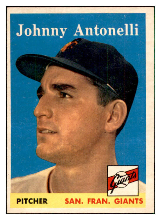 1958 Topps Baseball #152 Johnny Antonelli Giants EX-MT 535702
