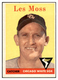 1958 Topps Baseball #153 Les Moss White Sox EX-MT 535703