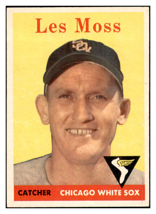 1958 Topps Baseball #153 Les Moss White Sox EX-MT 535704