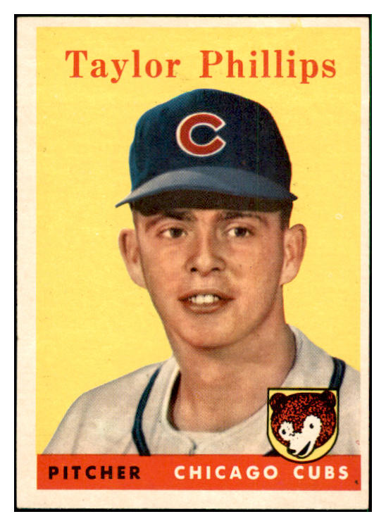 1958 Topps Baseball #159 Taylor Phillips Cubs EX-MT 535711