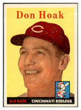 1958 Topps Baseball #160 Don Hoak Reds EX-MT 535713