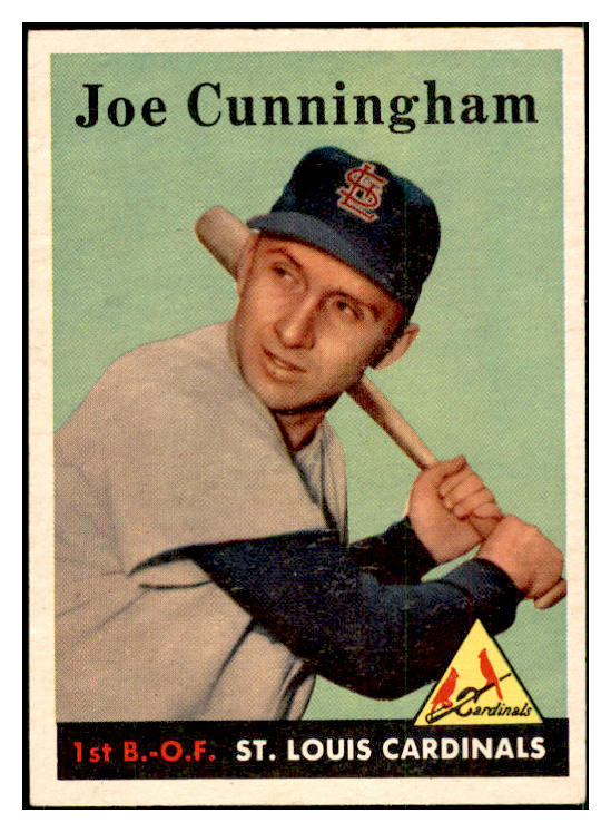 1958 Topps Baseball #168 Joe Cunningham Cardinals EX-MT 535722