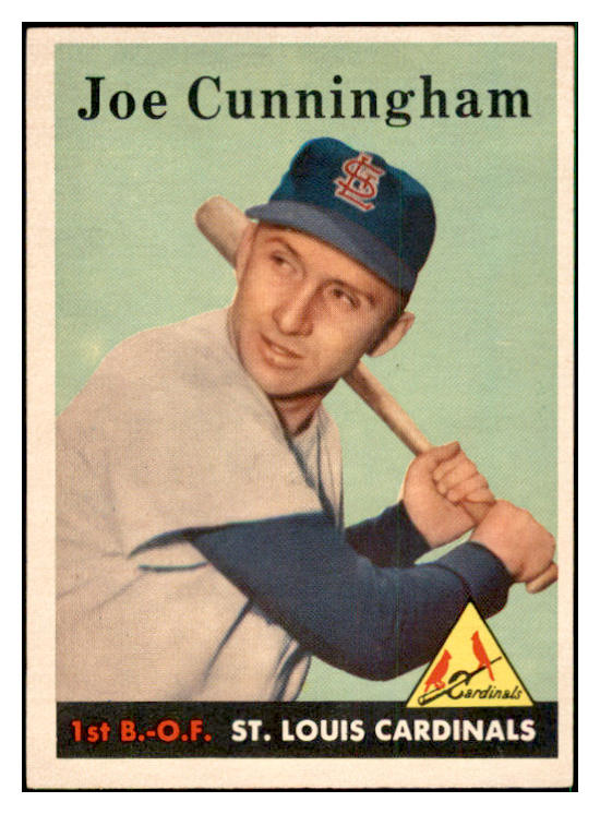 1958 Topps Baseball #168 Joe Cunningham Cardinals EX-MT 535723