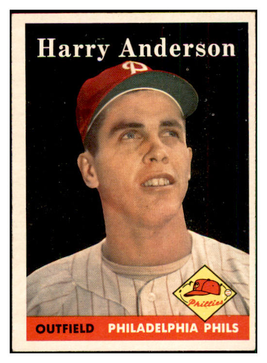 1958 Topps Baseball #171 Harry Anderson Phillies EX-MT 535727