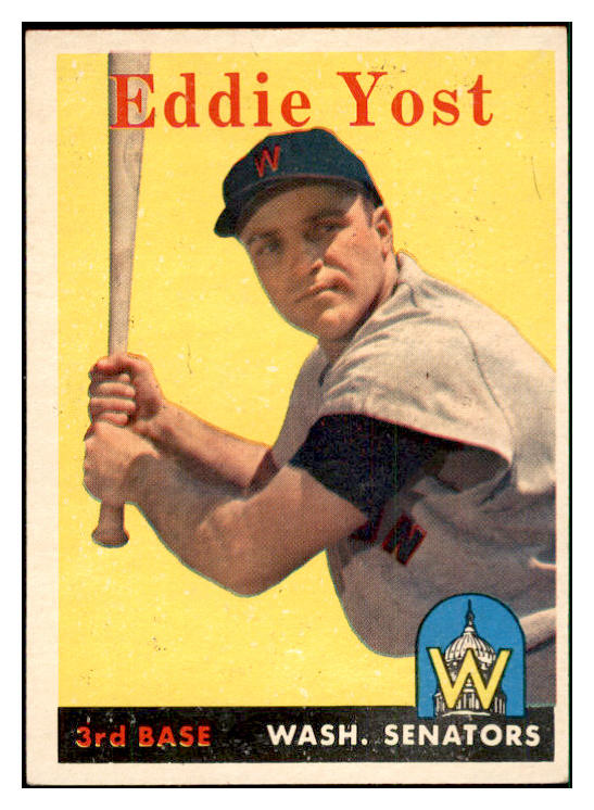 1958 Topps Baseball #173 Eddie Yost Senators EX-MT 535730