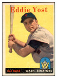 1958 Topps Baseball #173 Eddie Yost Senators EX-MT 535730