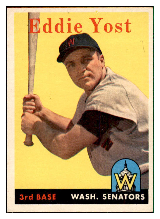 1958 Topps Baseball #173 Eddie Yost Senators EX-MT 535731