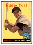 1958 Topps Baseball #173 Eddie Yost Senators EX-MT 535731