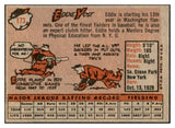 1958 Topps Baseball #173 Eddie Yost Senators EX-MT 535731