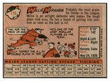 1958 Topps Baseball #179 Willie Miranda Orioles EX-MT 535735
