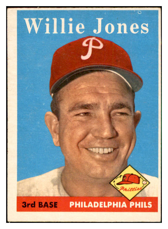 1958 Topps Baseball #181 Willie Jones Phillies EX-MT 535737