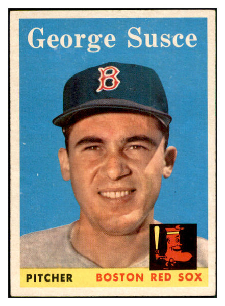 1958 Topps Baseball #189 George Susce Red Sox EX-MT 535750