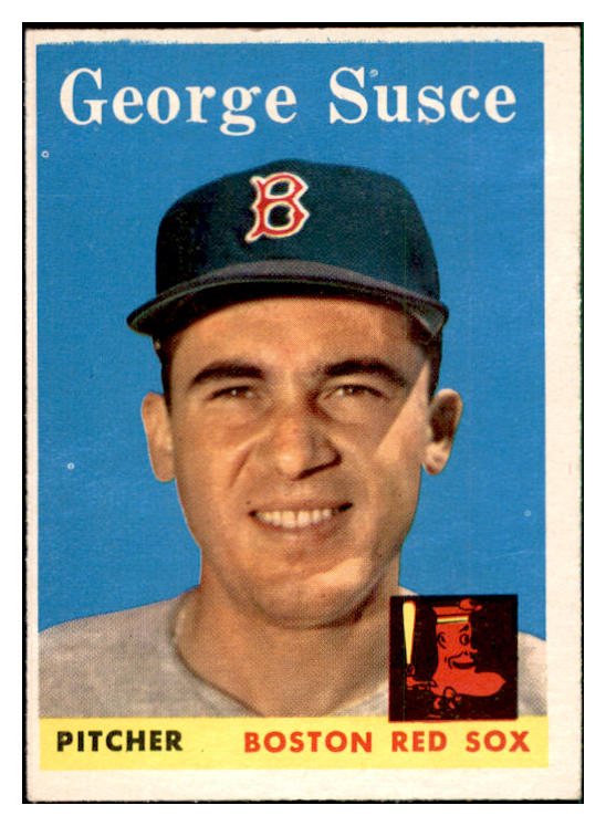 1958 Topps Baseball #189 George Susce Red Sox EX-MT 535751