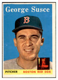 1958 Topps Baseball #189 George Susce Red Sox EX-MT 535751