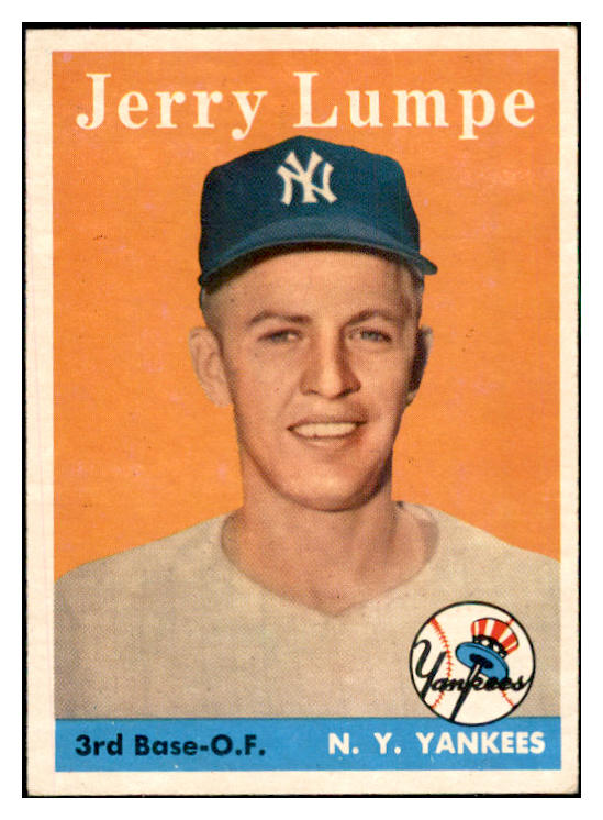 1958 Topps Baseball #193 Jerry Lumpe Yankees EX-MT 535755