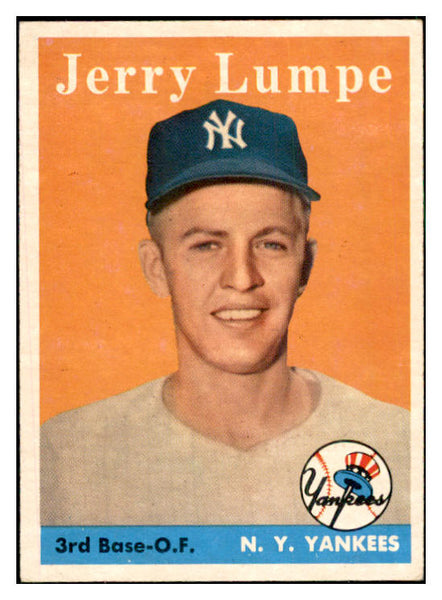 1958 Topps Baseball #193 Jerry Lumpe Yankees EX-MT 535755