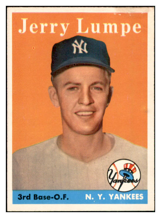 1958 Topps Baseball #193 Jerry Lumpe Yankees EX-MT 535756