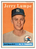 1958 Topps Baseball #193 Jerry Lumpe Yankees EX-MT 535756