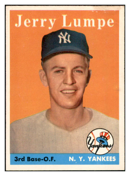 1958 Topps Baseball #193 Jerry Lumpe Yankees EX-MT 535756