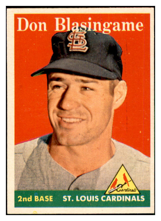 1958 Topps Baseball #199 Don Blasingame Cardinals EX-MT 535762